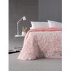 Colcha Jacquard De Primavera Estoralis Para Cama De 90 Cms. Topacio Coral