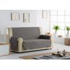 Funda De Sofá Practica, Salva Sofa Baden, 3 Plazas 150 X 220 Cm.  Taupe Estoralis