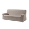 Funda De Sofa Elástica Adaptable Letras, 2 Plazas - 140 - 170 Cm.  Beige Estoralis