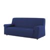 Funda De Sofa Elástica Adaptable Berta, 3 Plazas - 180 - 200 Cm.  Azul Estoralis