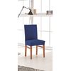 Funda Silla Con Respaldo Elástica Adaptable Berta, Silla.  Azul Estoralis