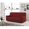 Funda De Sofa Elástica Adaptable Berta, 2 Plazas - 140 - 170 Cm.  Rojo Estoralis