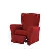 Funda De Sillon Relax Elástica Adaptable Berta, 1 Plaza - 70 - 110 Cm.  Rojo Estoralis