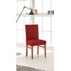 Funda Silla Con Respaldo Elástica Adaptable Berta, Silla.  Rojo Estoralis