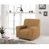 Funda De Sofa Elástica Adaptable Berta, 1 Plaza - 80 - 110 Cm.  Beige Estoralis