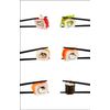 Estor Enrollable Digital Easyfix Cocina, Sushi,  De Ancho Por Largo, 95x150 ,cms.