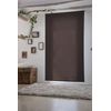 Estor Enrollable Translucido Liso Aral, 160 X 230 Cm. Marron Estoralis