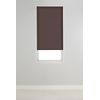 Estor Enrollable Translucido Liso Aral, 160 X 230 Cm. Marron Estoralis