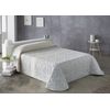 Colcha Jacquard De Primavera Estoralis Para Cama De 150 Cms. Reis Gris