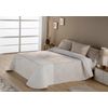 Colcha Jacquard De Primavera Estoralis Para Cama De 135 Cms. Belo Beige