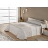 Colcha Jacquard De Primavera Estoralis Para Cama De 150 Cms. Nova Beige