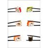 Estor Enrollable Digital Easyfix Cocina, Sushi,  De Ancho Por Largo, 100x150 ,cms.