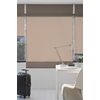 Estor Enrollable Translucido Liso Aral, 110 X 230 Cm. Taupe Estoralis