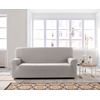 Funda De Sofa Elástica Adaptable Beta, 4 Plazas - 210 - 240 Cm.  Plata Estoralis