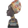 Busto Africana 37cm Turbante Color Kenya