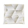 Cojin 45*45 Beige Print Geometrico Dorado Con Relleno 400 Gr Bijou