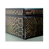 Juego De 2 Cajas Cristal 21cm Y 27cm Serpiente Negro Marcia