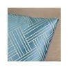 Cojin 43*43 Azul Fondo Beige Entrelazado 380gr Ire