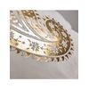 Cojin 45*45 Cachemir Dorado Terciopelo Beige 400gr Yasmine