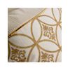 Cojin 50*30 Beige Banda Beige Dorado Circulo 300g Iris