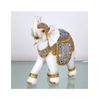 Elefante 24*25 Blanco Manta Marron Kallima