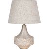 Lámpara De Mesa 30*44 Redondo Conchas Champagne Tulipa Beige Beyonce