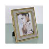 Portafoto 15*20 Tela Rombos Beige Metal Dorado Sintra