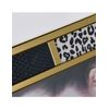 Portafoto 15*20 Pu Negro Leopardo Metal Dorado Sintra