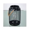 Candelero 20cm Metal Rejilla Negro Bombilla Led (incluye Bombilla) Summer