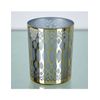 Juego De 3 Candelero Vaso 10*12.5 Cristal Serpiente Gris Max