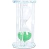 Reloj De Arena De Cristal Arena Verde Sandy