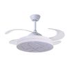 Ventilador De Techo Marte Bel Air 72w Aspas Retráctiles Mando A Distancia Blanco Ø108 Cm