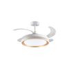 Ventilador De Techo Kigali Mini Bel Air 48w 4 Aspas Retráctiles Blanco/oro Ø91 Cm