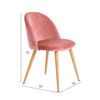 Silla Gina Rosa 78x48x58 Italian Design