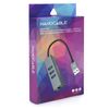 Hub Usb 3.0 Nanocable 10.03.0407/ 3 Puertos Usb/ 1 Rj45/ Gris