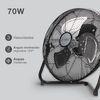 Gsc Evolution Ventilador Industrial 70w | 3 Velocidades | Inclinable Y Oscilante | Color Negro