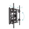 Holmios Soporte De Tv Pared Con Brazo Extra Largo 43 – 80 Pulgadas - Vesa 800x400 – Máx. 50kg - Inclinación, Oscilación Y Ajuste De Distancia - Negro