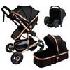 Trio Carro De Bebe 739bh Negro