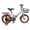 Bicicletas Infantiles De 4 A 5 Años Con Ruedines Y Cesta Color: Gris 14 Pulgadas