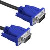 Ociodual Cable Alargador 15 Pin Svga Vga Doble Macho M-m Para Pantalla Ordenadores De Mesa