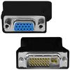 Ociodual Adaptador Convertidor De Dvi-i Macho 24+5 Pines (dual-link) A Vga Hembra Para Ordenador