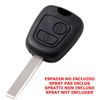 Ociodual Carcasa De Recambio Llave Sin Espadin Compatible Con Citroen C2 C3 C5 Xsara Saxo Picasso