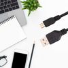 Ociodual Cable Usb 2.0 Tipo A A Mini Tipo B 4 Pines Macho 70cm Negro Para Cargar Mp3 Mp4 Camaras