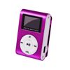 Ociodual Reproductor Mp3 Con Clip Pantalla Lcd Soporta Tarjeta Micro Sd Rosa Lector De Música