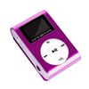 Ociodual Reproductor Mp3 Con Clip Pantalla Lcd Soporta Tarjeta Micro Sd Rosa Lector De Música