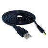 Ociodual Cable Usb Cargador Para Tablet Android Mp3 2.5mm 5v 2a Alimentacion Dc Carga