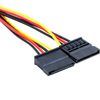 Ociodual Adaptador De Cable De Alimentación En Ide Molex A Sata Para Disco Duro Cd Dvd Pc