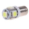 Ociodual Pack 2 Bombillas De Coche 5 Led Smd 5050 Led T4w H6w Blanco Efecto Xenon 12v