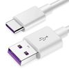 Cable De Carga Usb A Tipo C 1m 5a Carga Rápida De Batería Y Datos Blanco Ociodual