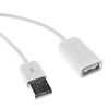 Ociodual Cable Alargador Prolongador Usb 2.0 Macho Hembra Ordenador Pc Blanco